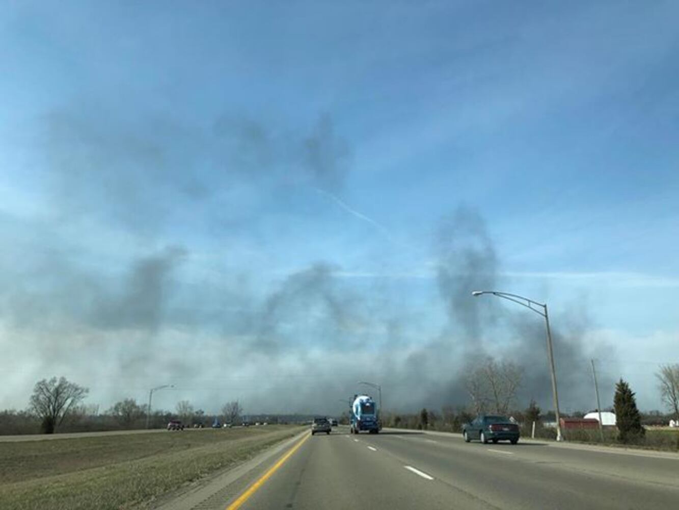 Calamityville training site fire