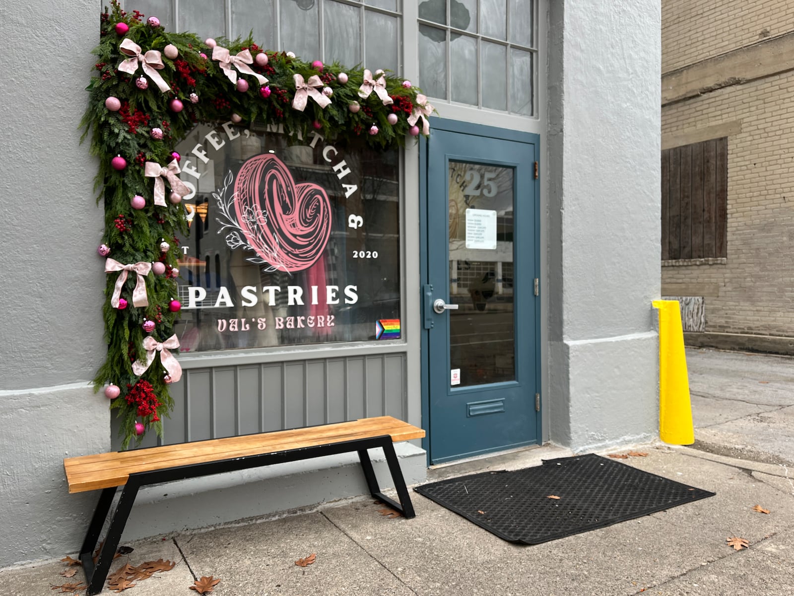 Val’s Bakery, contestant in Whimsical Windows contest in 2025.