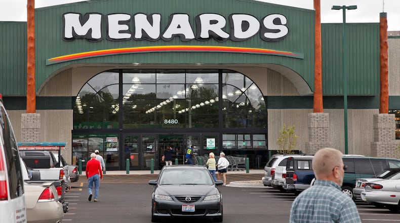 The Menards store in Miami Twp. opened on Tuesday, Sept. 18, 2012. The parking lot was packed and the store was busy. TY GREENLEES/STAFF