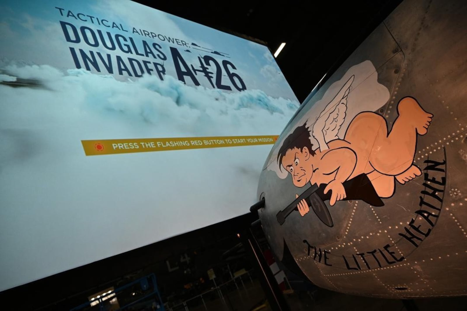 "Tactical Airpower in Europe," a new permanent exhibition at the National Museum of the U.S. Air Force, explores how close cooperation between ground troops and the Army Air Forces shaped the course of World War II. Photo courtesy of the National Museum of the U.S. Air Force