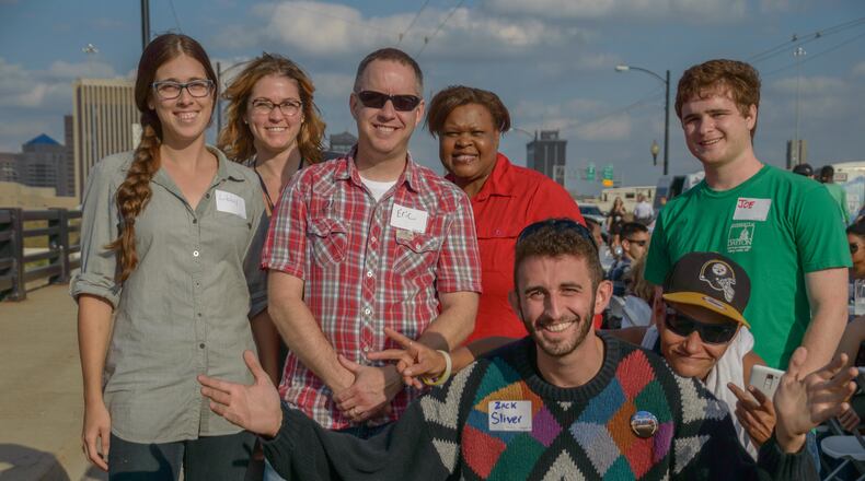 More than 500 Dayton residents gathered on the Third Street Bridge for conversation and a meal during The Longest Table event, which was held Saturday, Oct. 15. The concept was one of the winning projects at the UpDayton Summit.
