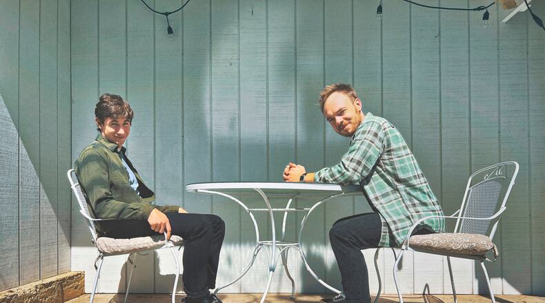 Brian Powers (left), Nicholas Gunty (right). Frances Luke Accord, interstate indie folk duo, brings tour to Waynesville. CONTRIBUTED