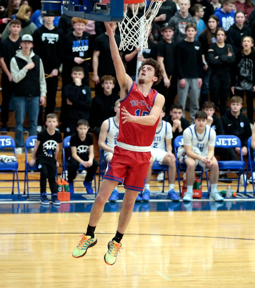 Tri Village Franklin Monroe basketball