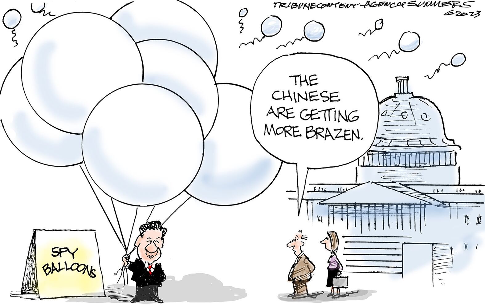 WEEK IN CARTOONS: State of the Union, Super Bowl, Chinese balloon and more