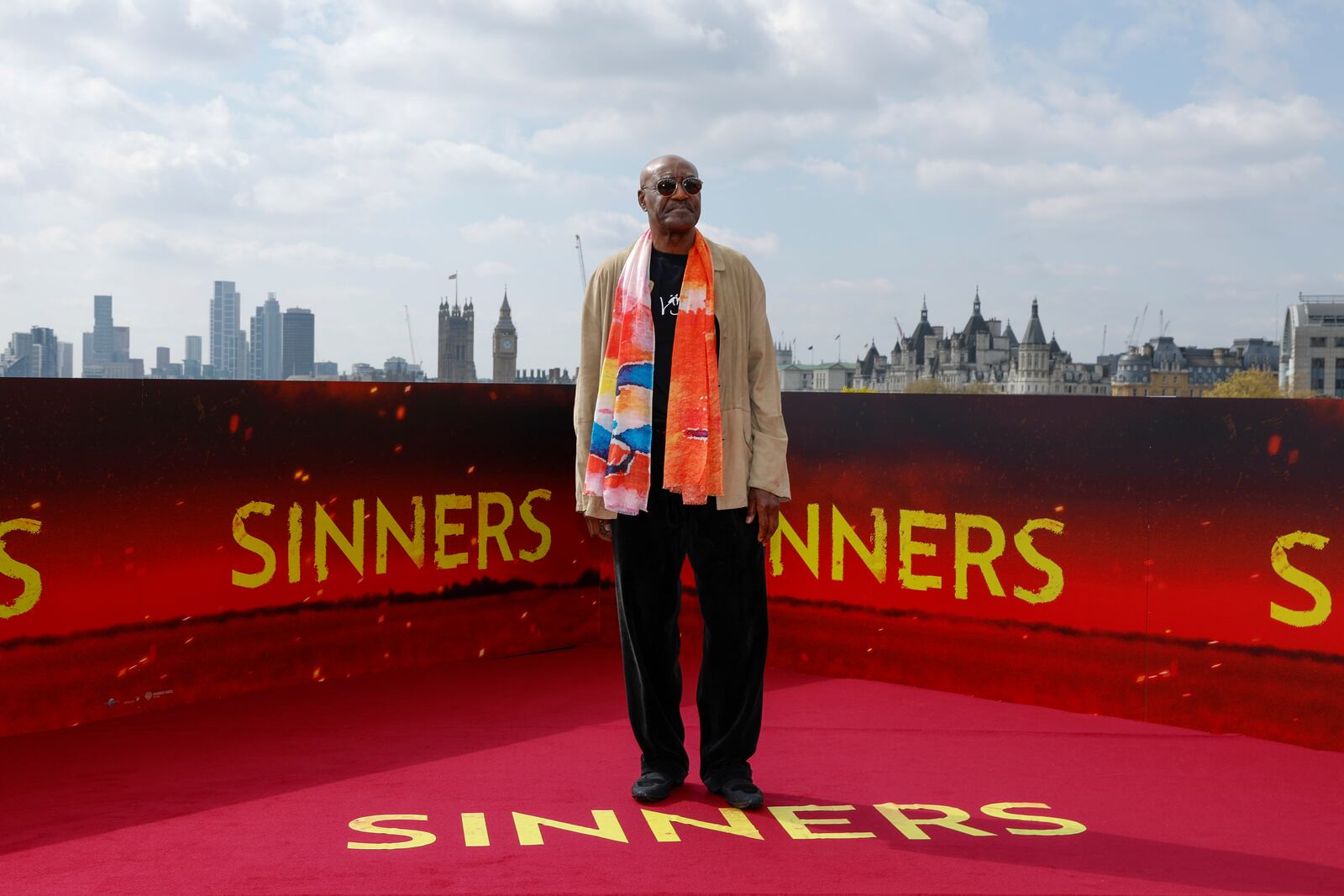Delroy Lindo poses for photographers during the photo call for the film 'Sinners' on Sunday, April 13, 2025, in London. (Photo by Millie Turner/Invision/AP)