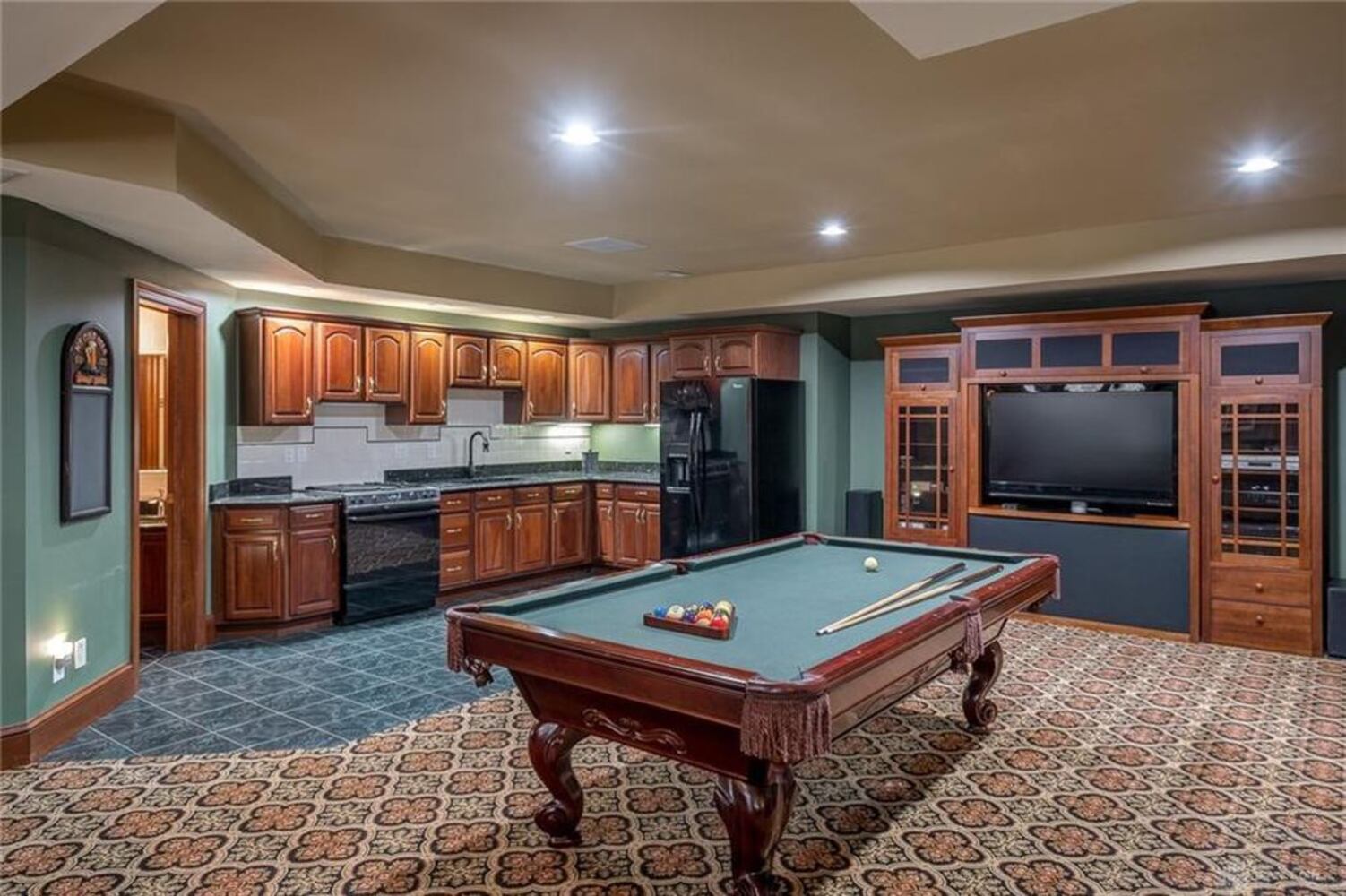 French country-style home offers grand social areas