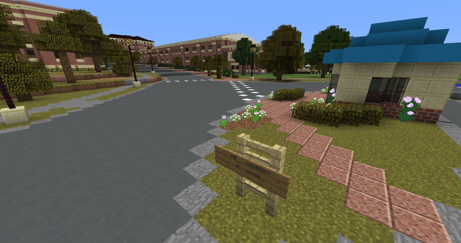 PHOTOS: Take a tour of the University of Dayton campus in Minecraft