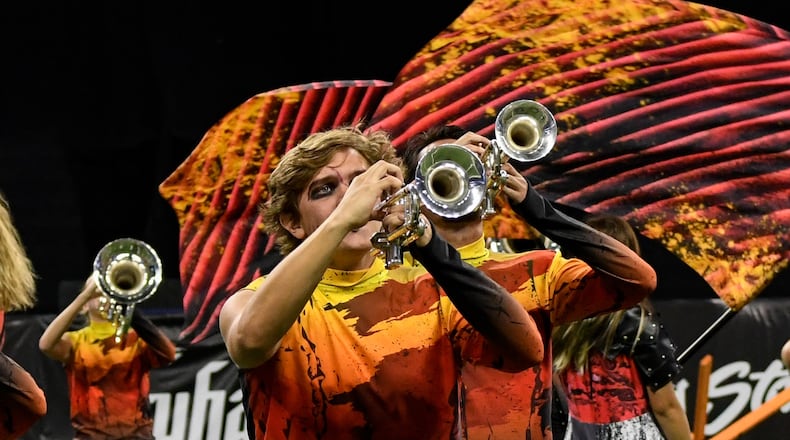 The Cincinnati Tradition is one of the drum and bugle corp groups performing at the Summer Music Games in Mason. CONTRIBUTED