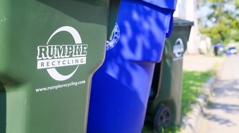 Rumpke is urging folks not to dispose of batteries, which are sparking fires in landfills and in their centers. GREG LYNCH/FILE