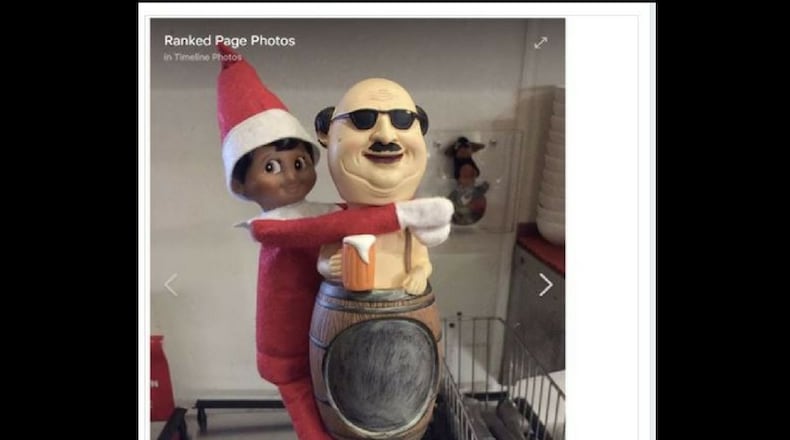 Spinoza's Pizza & Salads Elf on the Shelf post included the phrase "undocumented munchkin." It has drawn criticism.