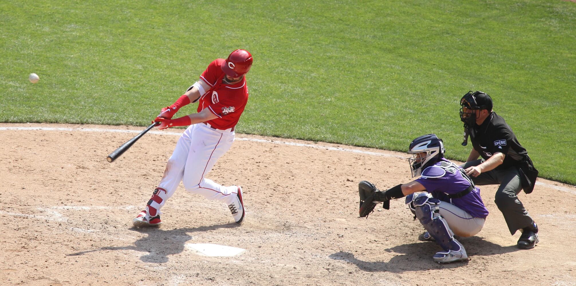 Photos: Reds beat Rockies on walk-off home run