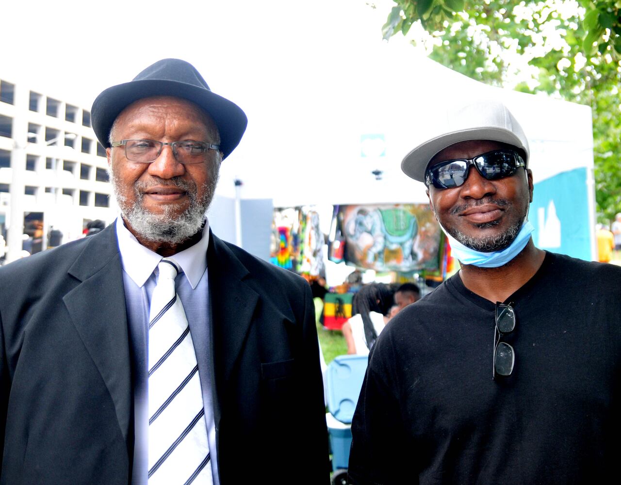 Did we spot you at the Dayton "Blues" Festival?