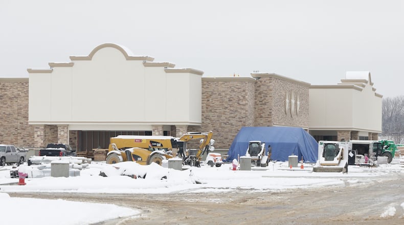 The first Buc-ee's in Ohio is another step closer to opening. Huber Heights council has voted to approve a liquor permit for the business, which is being built on Ohio 235. Company officials say the store will open in April. BRYANT BILLING/STAFF