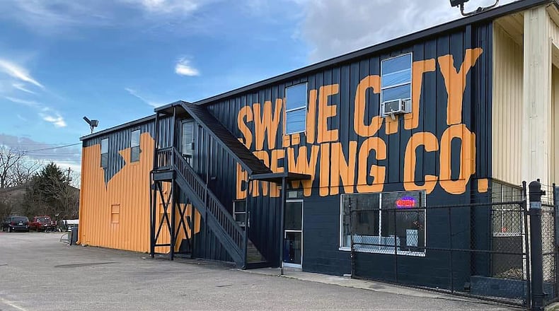 Swine City Brewing on Industry Drive in Fairfield, partnered with Miami University to create two new adult beverages that will debut Oct. 26.
Contributed photo