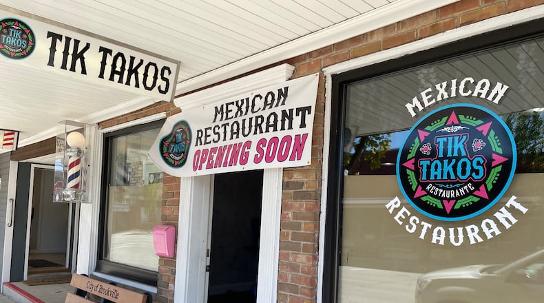 Tik Takos, a new Mexican restaurant, is coming soon to the former space of The Sugar Shoppe Bakery at 209 Market St. in Brookville. NATALIE JONES/STAFF