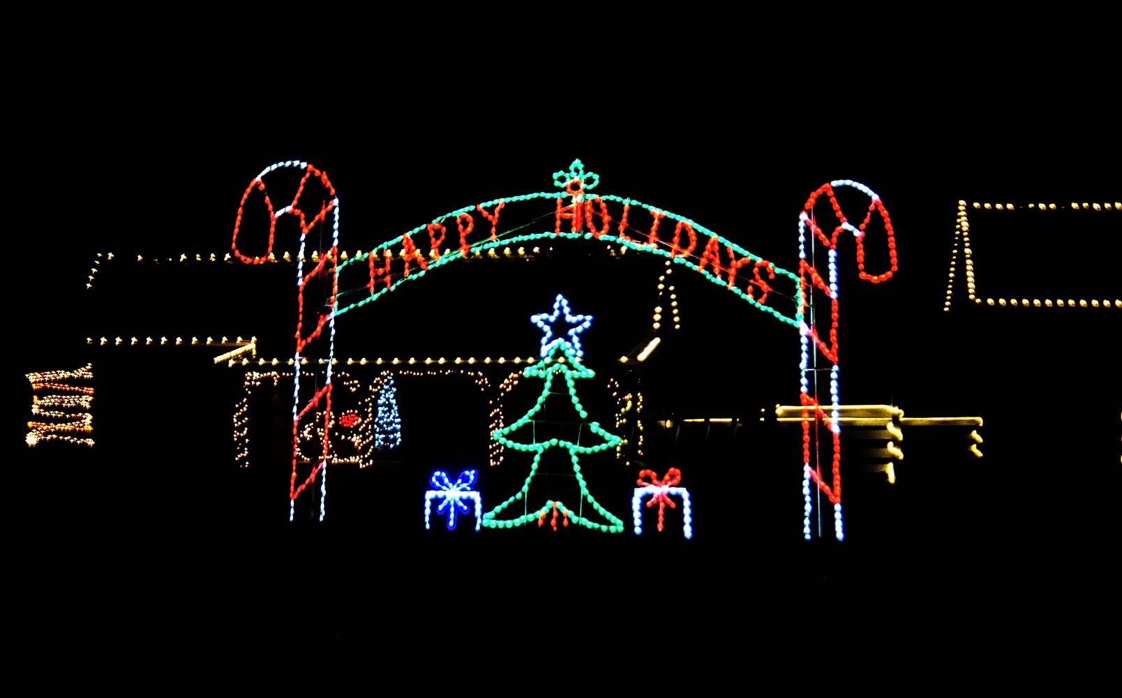 PHOTOS: Sneak peek at new drive-through Christmas lights display opening this weekend