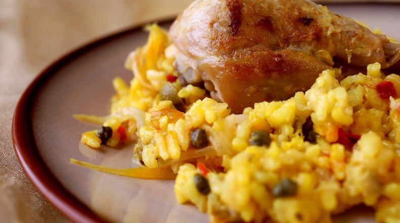 Chicken with Saffron Rice on Wednesday, Jan. 10, 2018. (Cristina M. Fletes/St. Louis Post-Dispatch/TNS)