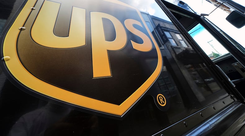 FILE - A United Parcel Service truck makes deliveries in Pittsburgh on June 25, 2025. (AP Photo/Gene J. Puskar, file)