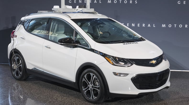 A self-driving car made by General Motors. Industry experts note that the hype around self-driving cars, sometimes referred to as autonomous vehicles, has existed since 2004, when United States military experiments involving self-driving vehicles in the Mojave Desert garnered both attention and excitement. STEVE FECHT/FOR GENERAL MOTORS