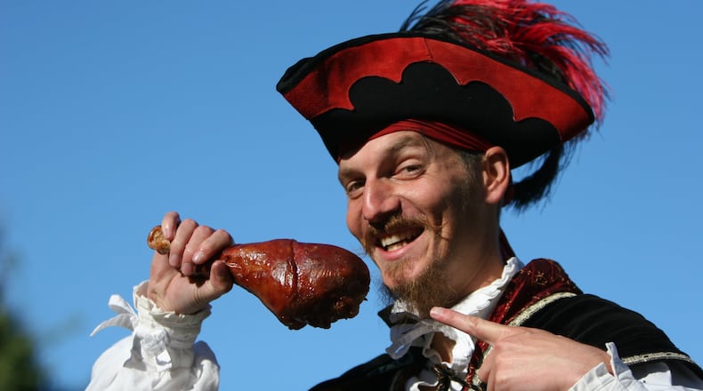 One of the most cherished traditions of The Ohio Renaissance Festival is the two-pound turkey legs. CONTRIBUTED PHOTO