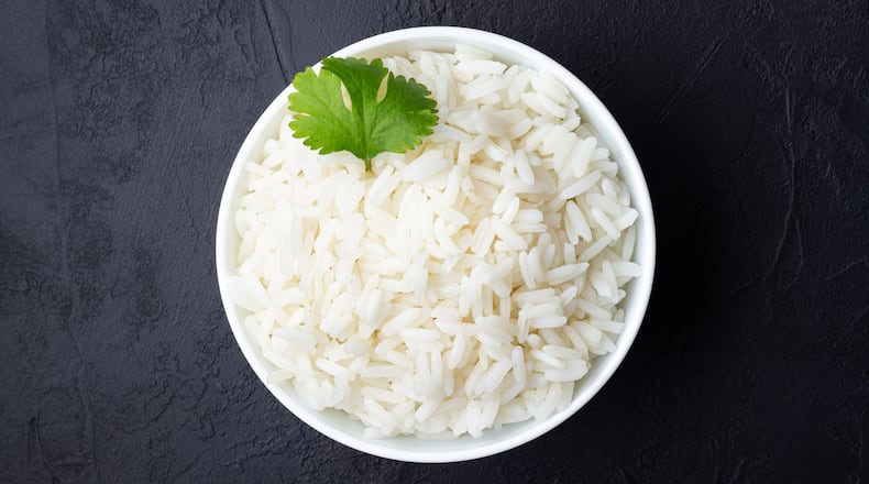 White rice is good for people with certain digestive issues and those who cannot digest fiber rich foods well. ISTOCK