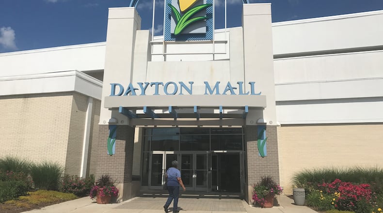 Stores and entrance at the Dayton Mall