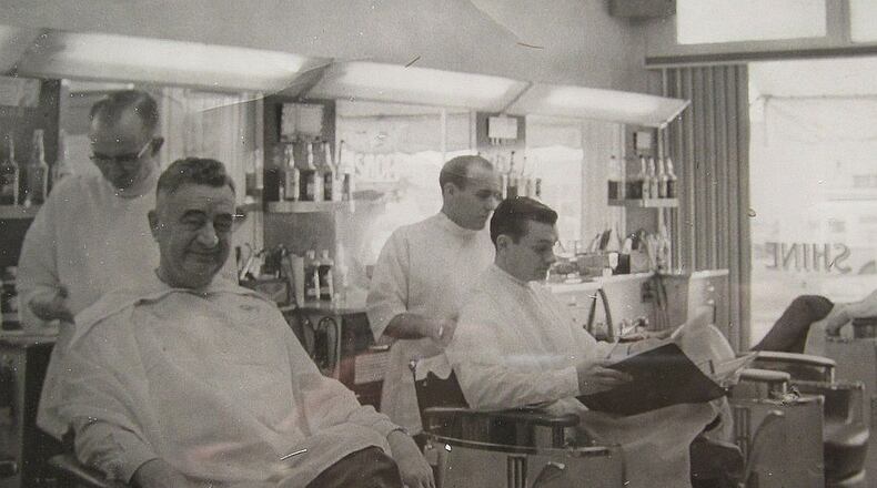 The Oakwood Historical Society found several photos dating back more than 50 years of Schurman’s Barber Services, which recently closed its doors. CONTRIBUTED