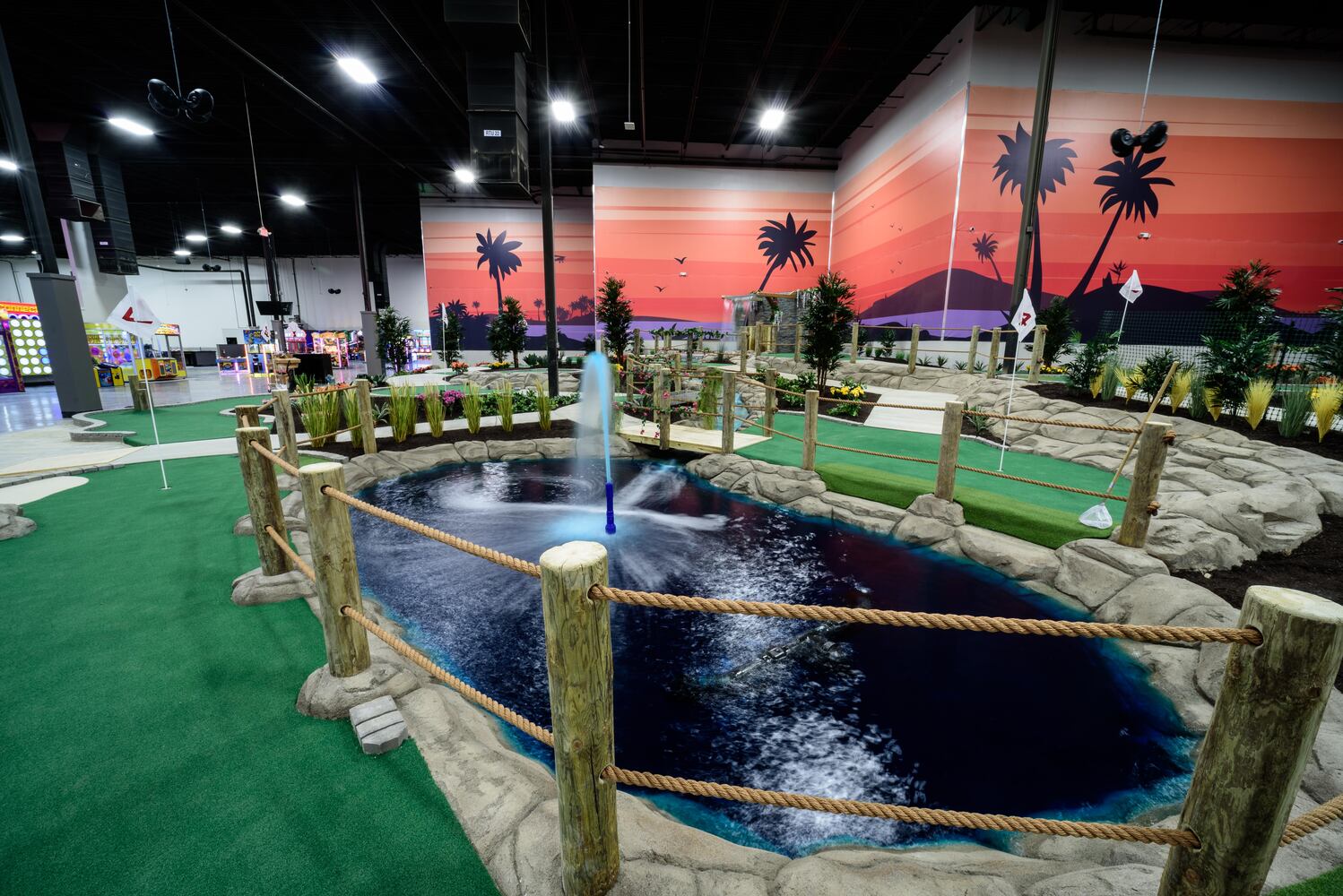 PHOTOS: Take a sneak peek at Scene75's new Sunset Island mini-golf course