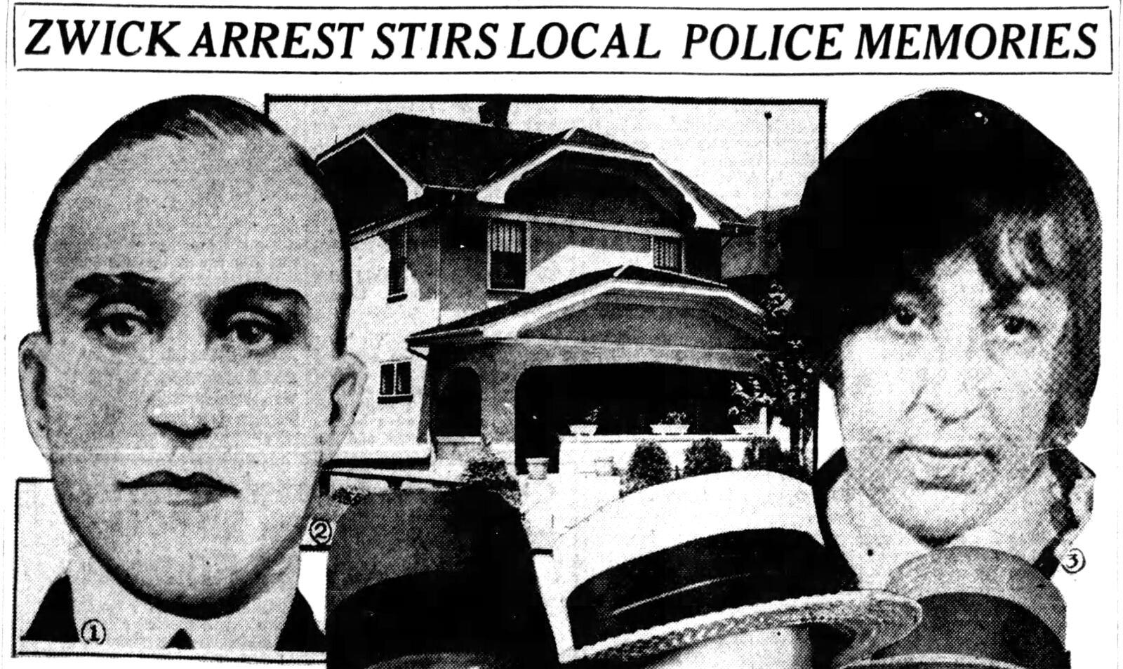 Bob Zwick and his girlfriend Rose with the house they lived in on Knecht Dr. in Dayton. DAYTON DAILY NEWS ARCHIVES