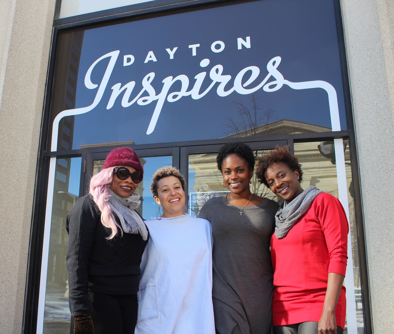 The Downtown Browns are made up of Lisa Scott of Beaute Box Lashes Dayton; Jasmine Brown of De’Lish Cafe,  Kate Rivers of Twist Cupcakery and Juanita Darden-Jones of Third Perk Coffeehouse & Wine Bar.