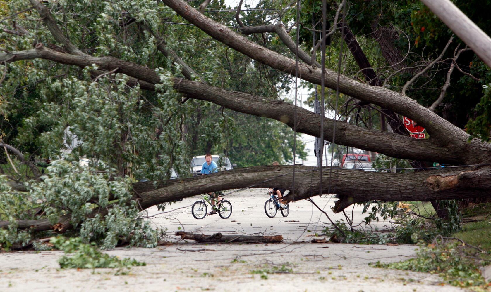 Hurricane Ike blasts the Miami Valley a decade ago