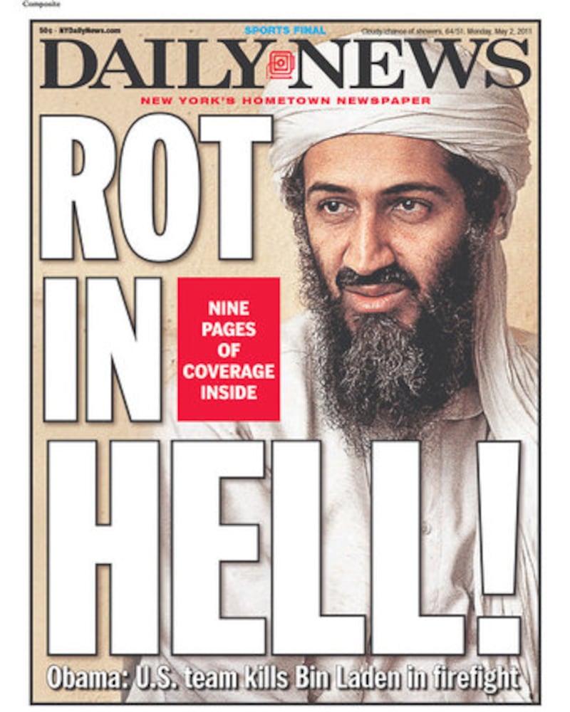 Newspapers report Osama bin Laden's death