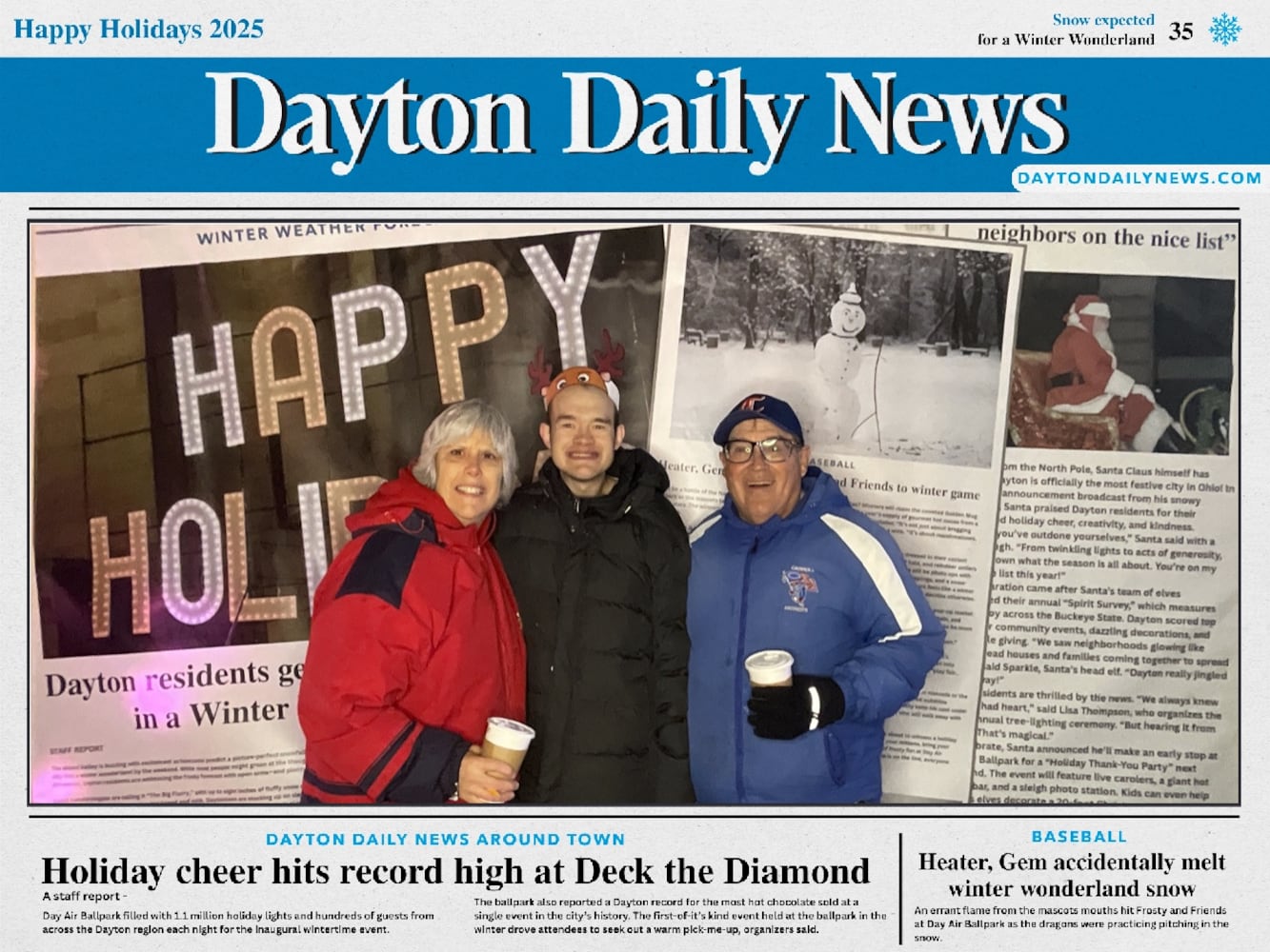 Did we spot you at Deck the Diamond?