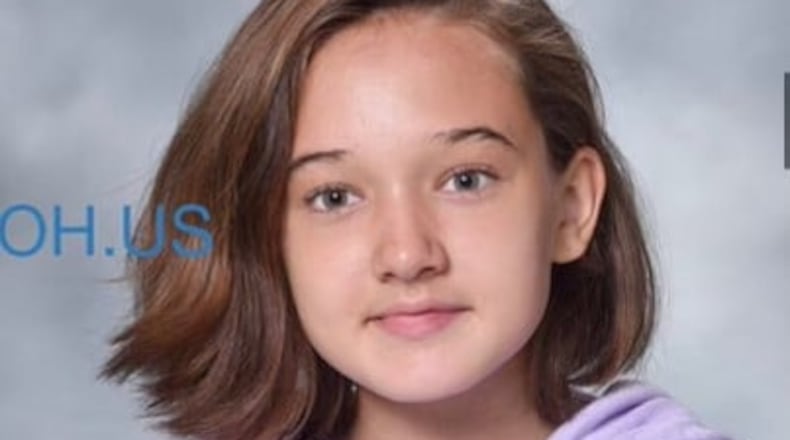 Brooklyn Bentley, 13, went missing from her Miami Twp. home at 5 a.m. Feb. 16, 2021, according to township police.
