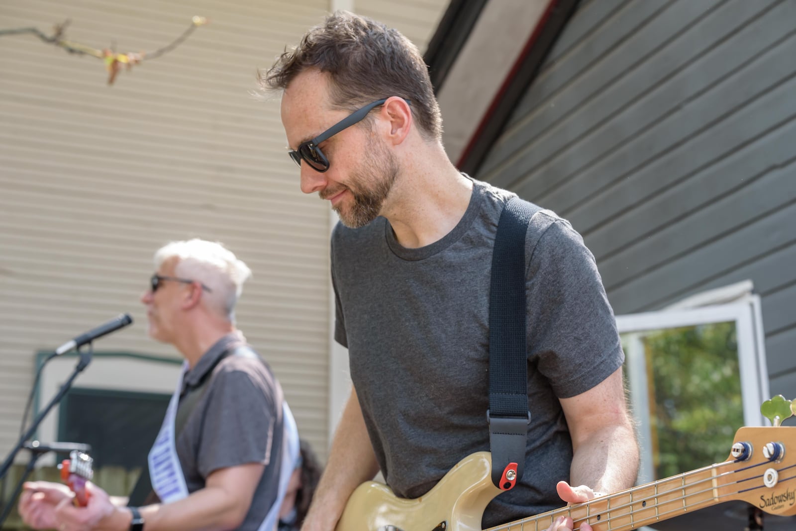 The seventh annual Dayton Porchfest happened in the St. Anne’s Hill Historic District on Saturday, Aug. 17, 2024. The free family-friendly neighborhood music festival, presented by The Collaboratory featured over 50 musical acts performing on various porches of homes and businesses in the neighborhood. The following acts are featured in this gallery: Fin Tan, Nick Kizirnis, Avalon Park and MelinaMarie. TOM GILLIAM / CONTRIBUTING PHOTOGRAPHER