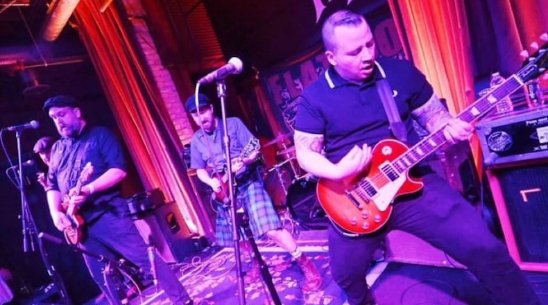 Flatfoot 56, Midwest hardcore-tinged Celtic punks, have been pairing distorted guitars, thumping kick drums and Highland bagpipes since 2000.  CONTRIBUTED