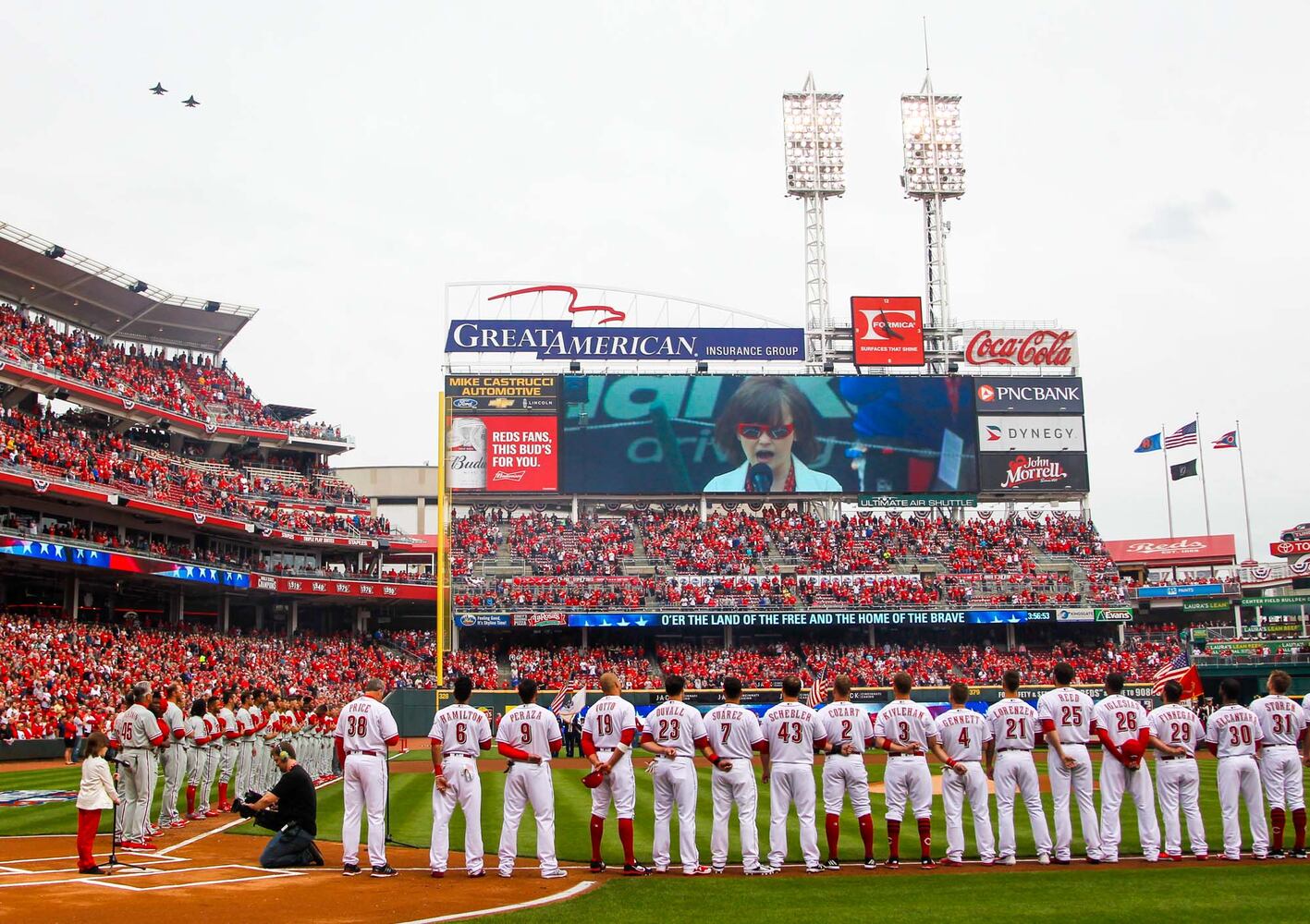 PHOTOS: Reds Opening Day game