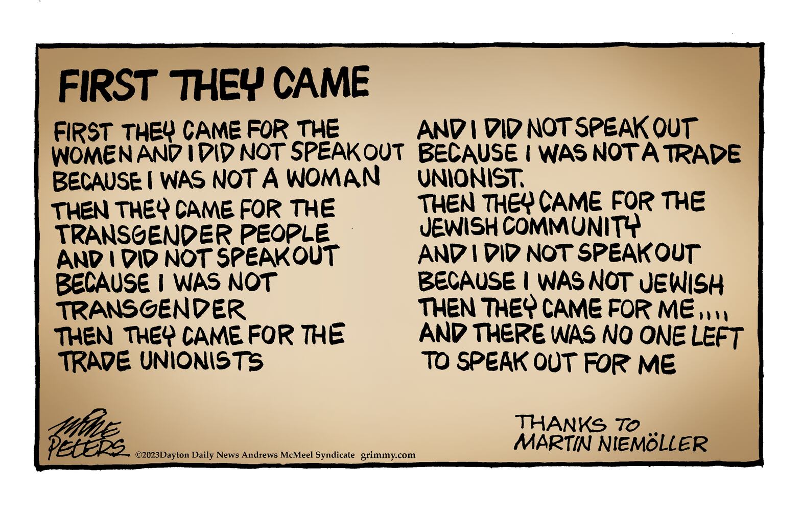 CARTOONS: Mike Peters, May 25, 2023