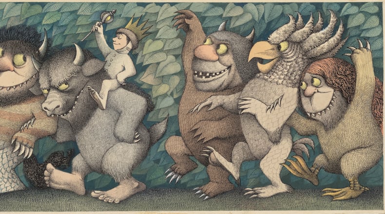 Maurice Sendak, Where the Wild Things Are, 1963, tempera on paper, 9 ¾ x 22”, ©The Maurice Sendak Foundation