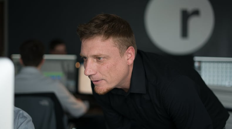 Zack Ruef, a former firefighter and Dayton native, founded ruef design about three years ago. CONTRIBUTED