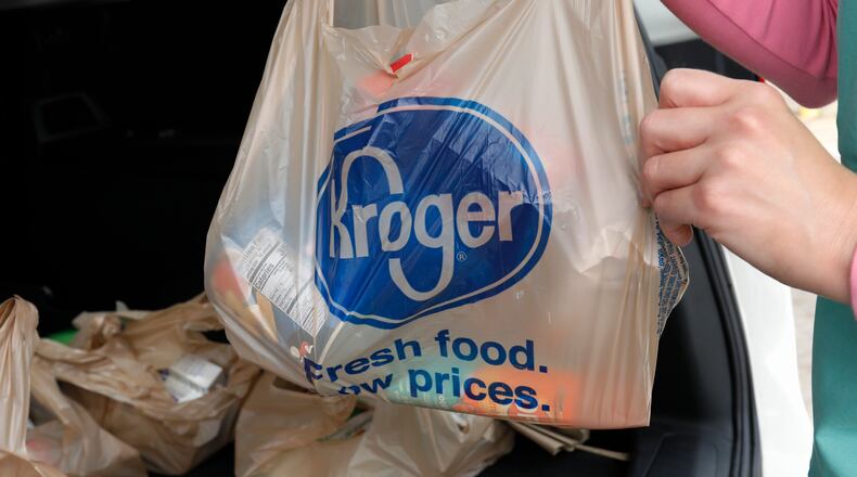 A new Kroger opens Friday at 1707 N. Barron St. in Eaton. The location features a Starbucks, Murray's Cheese and a fuel center. (AP Photo/Rogelio V. Solis, File)