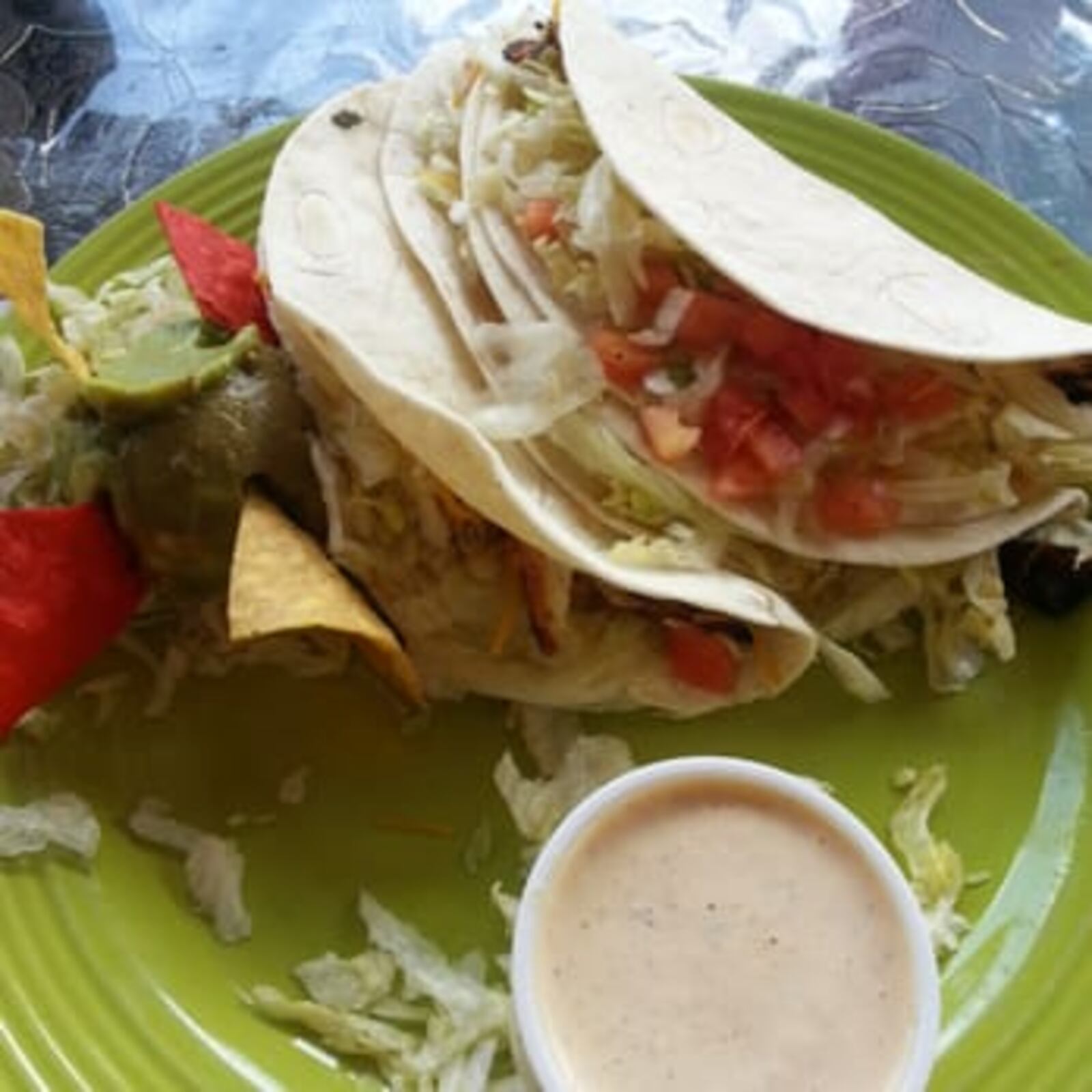 Tacos from Carmel's Bar & Grill. PHOTO / Susan B. on Yelp.com