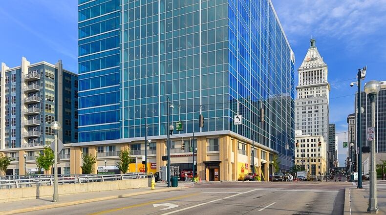 General Electric’s Global Operations Center at The Banks in downtown Cincinnati. CONTRIBUTED