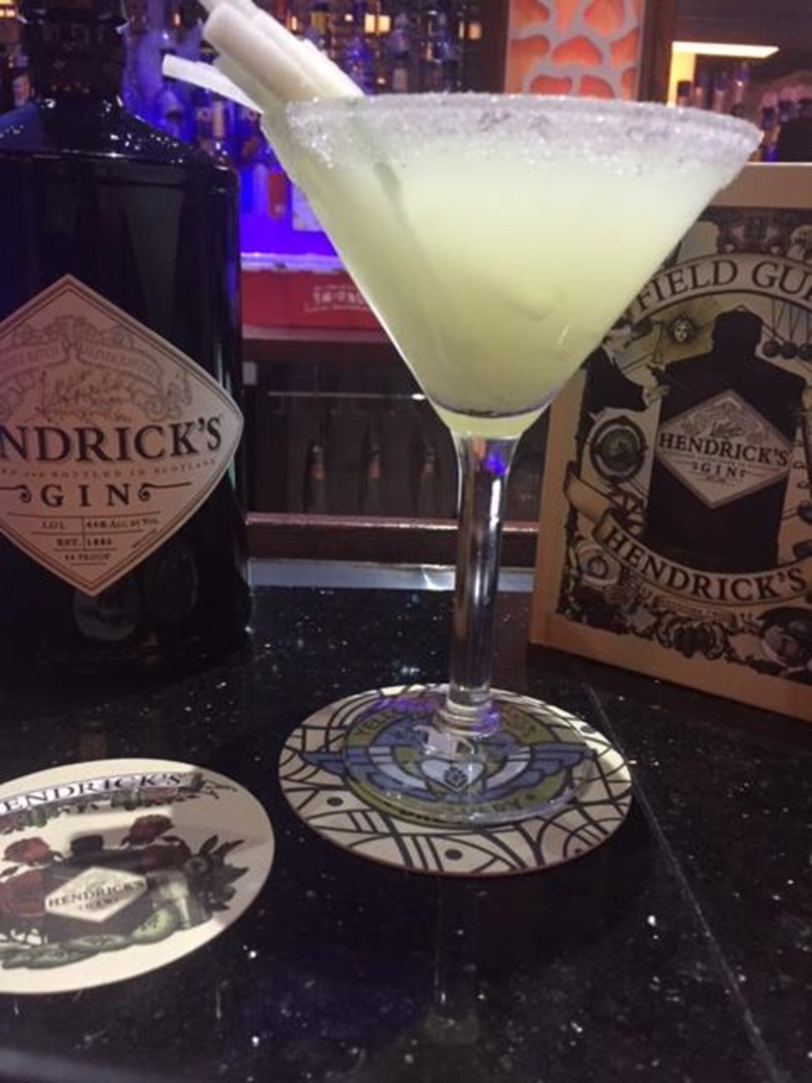 "The Sarla"at Sky Asian Cuisine, 4090 Wilmington Pike, Dayton. The cocktail is made with Hendrick's Gin, St. Germain Elderflower Liqueur, fresh mint, fresh lime and house-made cucumber puree. CONTRIBUTED