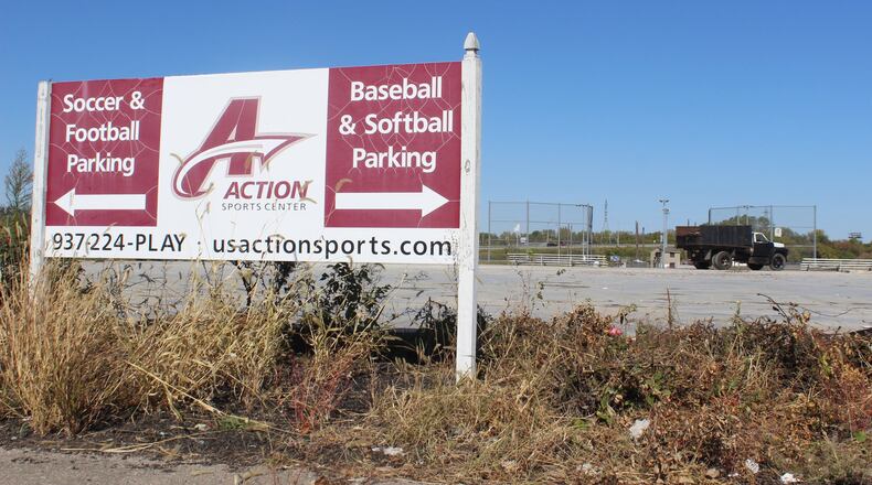 Action Sports Center recently demolished what was left of its building. Ownership is planning to assemble two buildings in place of the former, including one air dome. STAFF PHOTO / HOLLY SHIVELY