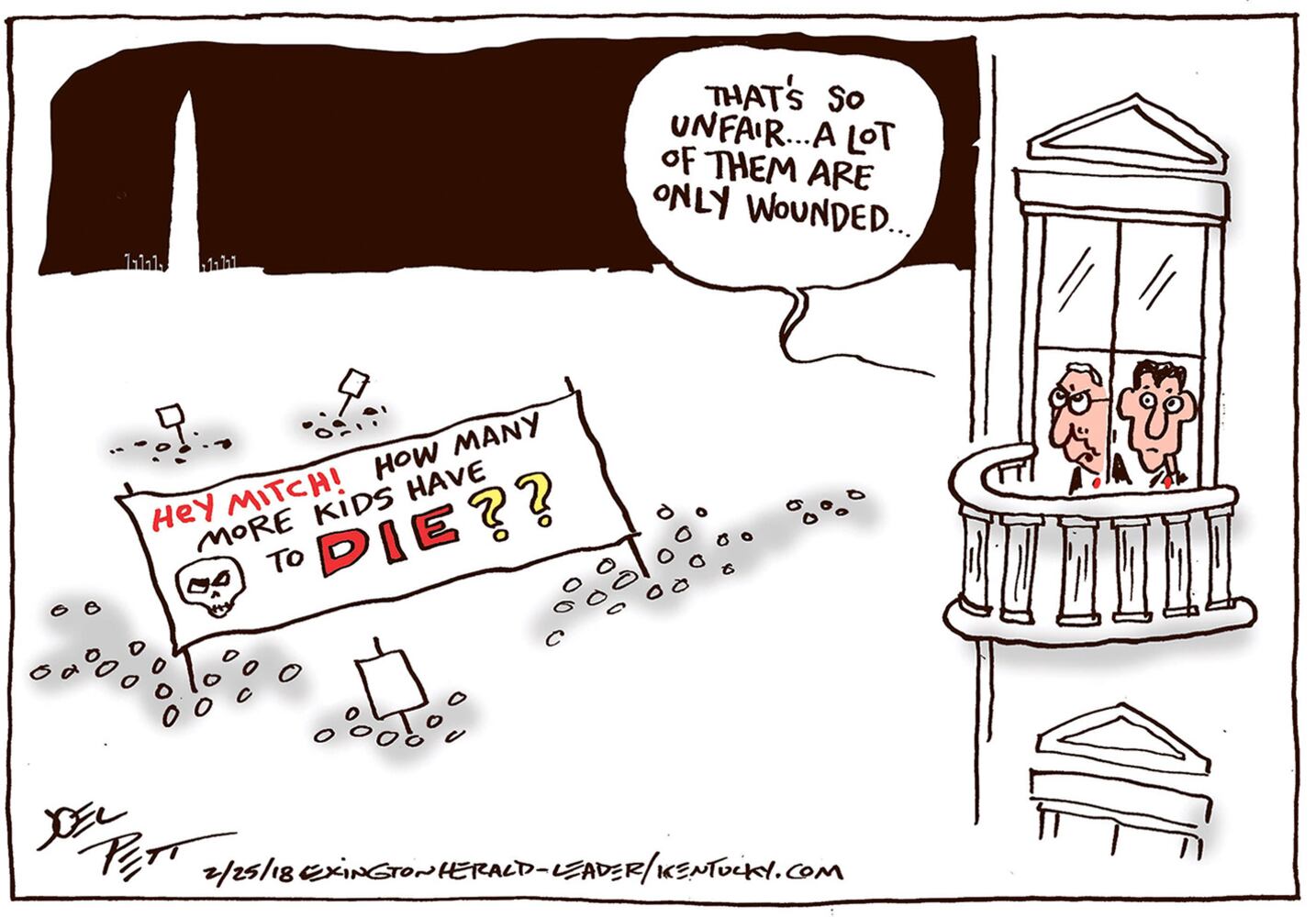 Week in cartoons: The NRA, arming teachers and more