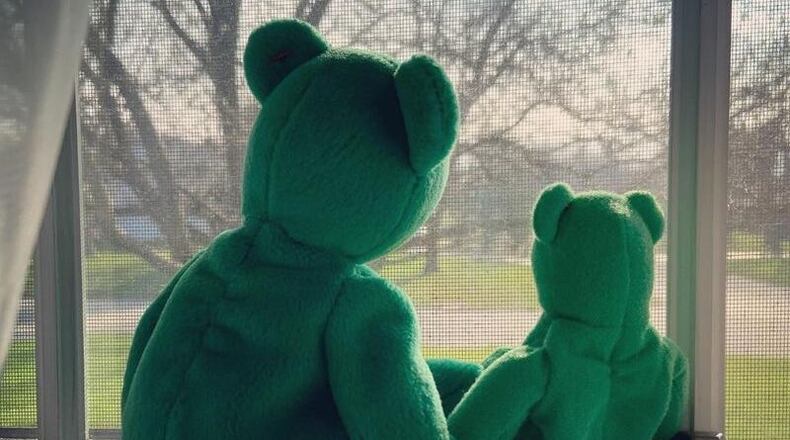 People in Kettering put bears in their windows for "bear hunts." CONTRIBUTED