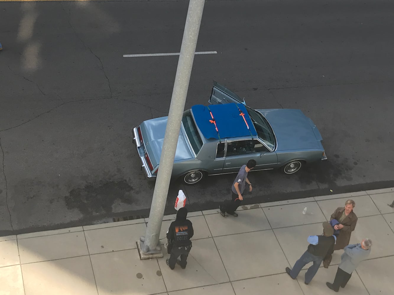 Scene from Robert Redford movie "The Old Man and the Gun"