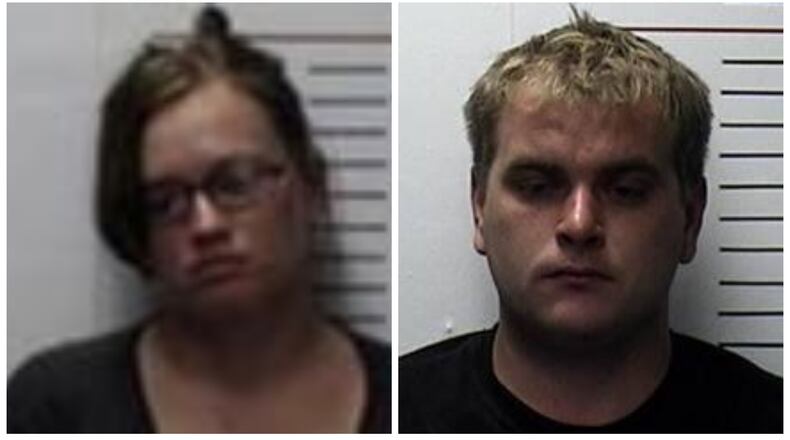 Stacy Brown (left) and Nathan Klepinger. (PROVIDED/MIDDLETOWN DIVISION OF POLICE)