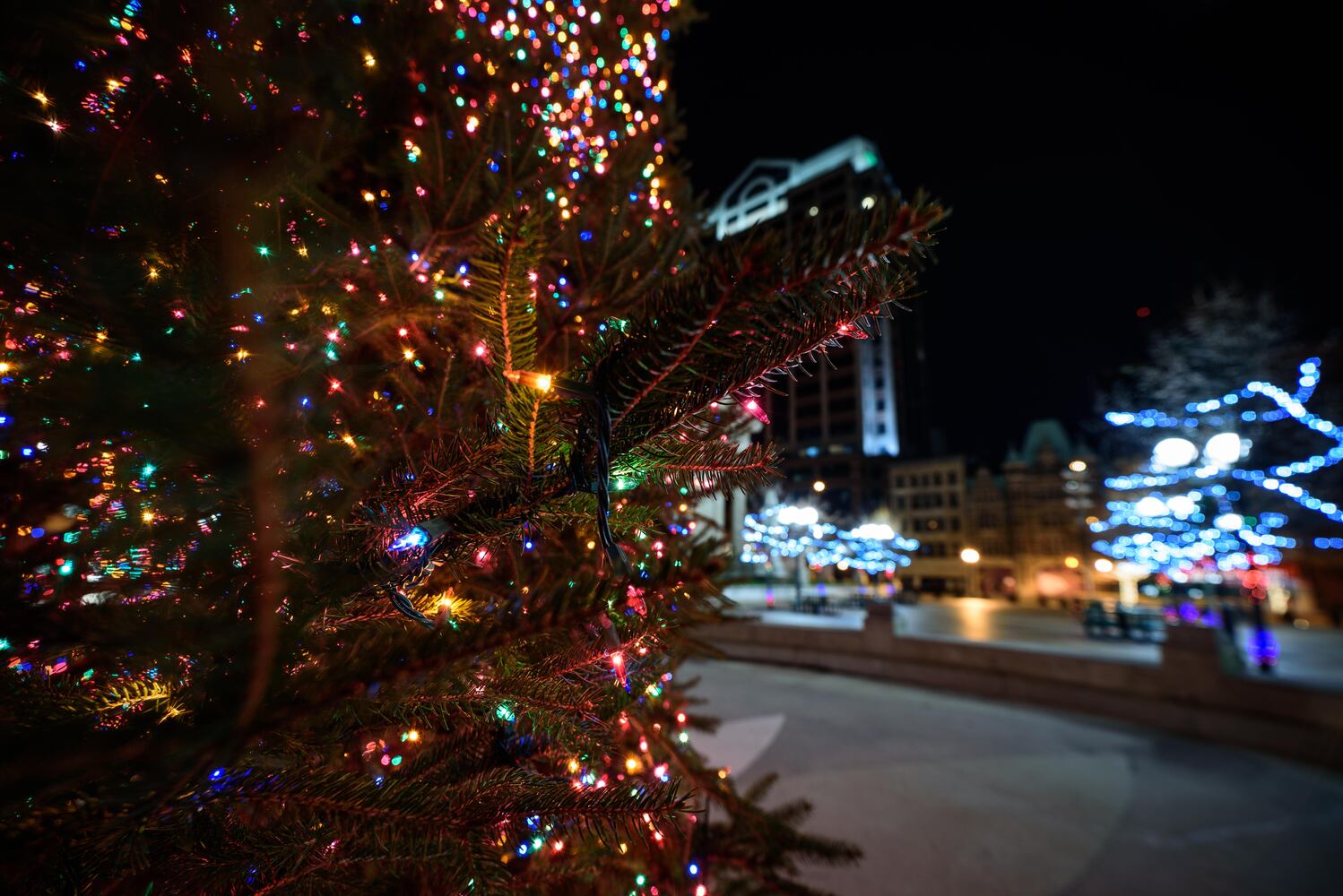 PHOTOS:  A behind the scenes look at filming of Downtown Dayton's Virtual Grande Illumination